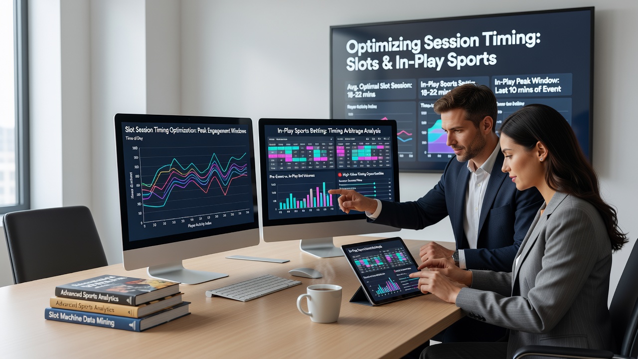Analyse-Tools visualisieren Sitzungs-Timing für Slots und In-Play-Wetten