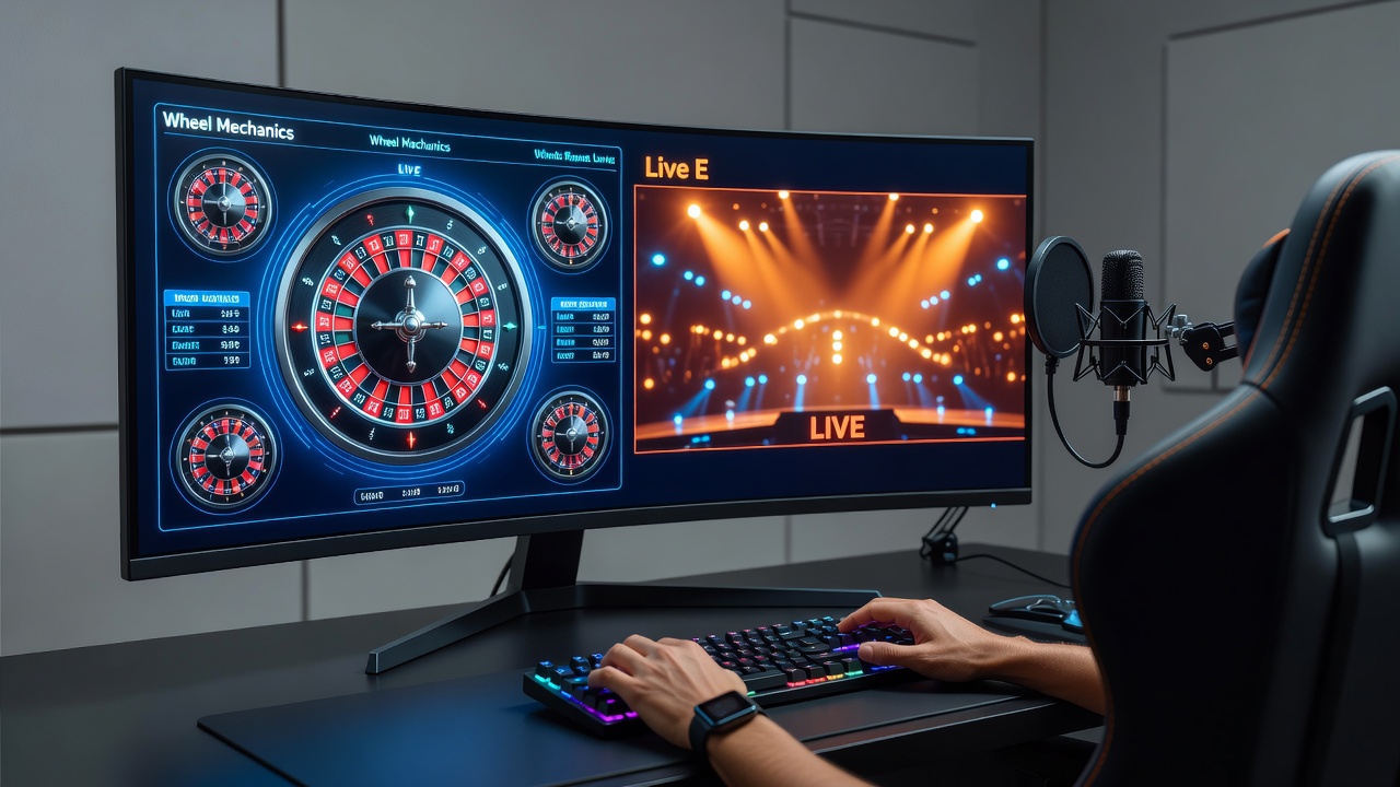 Mobile Nutzer unter verschiedenen Lichtbedingungen mit Fokuswechseln zwischen Spielrädern und Ereignisprognosen
